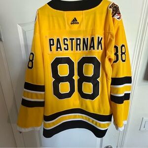 David Pastrnak Stitched Boston Bruins Jersey